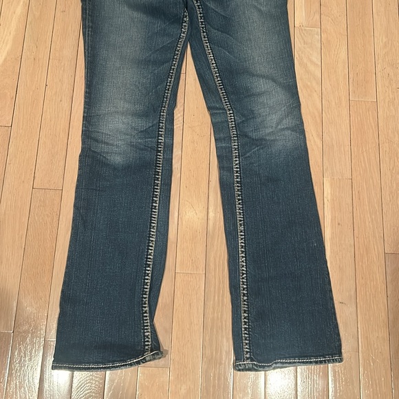 BUNDLE - Two Size 7 Amethyst & Silver Y2K Low Rise & Flared Jeans - Picture 13 of 15